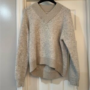 Lululemon Cozy Cream V-Neck Sweater